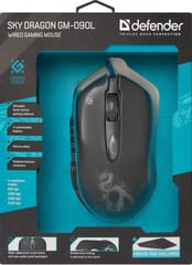 Defender GM-090L kompiuterio pelė Dešinės rankos USB A tipo Optinis 3200 DPI 2