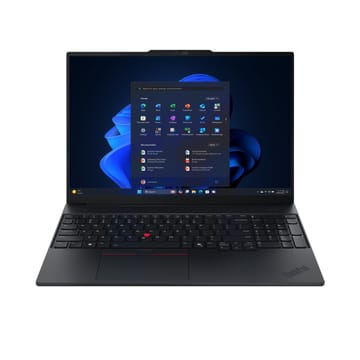 Lenovo ThinkPad E16 Gen 3 (Intel) Copilot+ PC Intel Core Ultra 7 258V Knyginis kompiuteris 40,6 cm (16") WUXGA 32 GB LPDDR5x-SDRAM 512 GB SSD Wi-Fi 6E (802.11ax) Windows 11 Pro Anglų Juoda