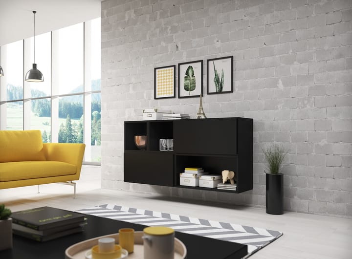 Cama ROCO15 CZ/CZ/CZ svetainės sekcija Spinta daiktams ir garso / vaizdo technikai laikyti