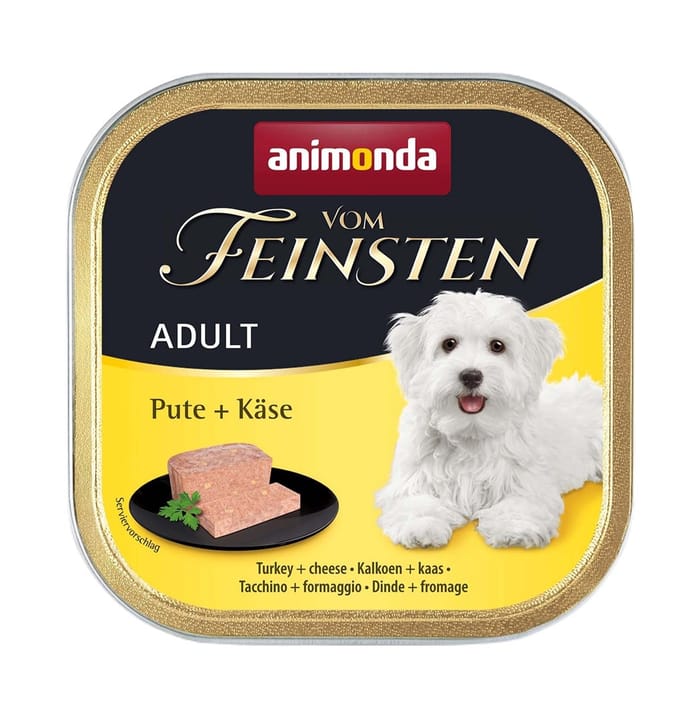 ANIMONDA Vom Feinsten Turkey with cheese - drėgnas ėdalas šunims - 150g