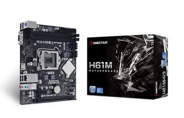 Biostar H61MHV3 pagrindinė plokštė Intel® H61 LGA 1155 (Socket H2) „micro ATX“