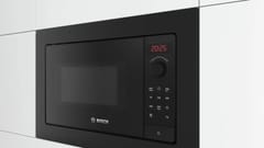 Bosch Serie 2 BFL623MB4 mikrobangų krosnelė Juoda Mikrobangų krosnelė be papildomų funkcijų Įmontuoti 20 L 800 W 2