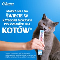 INABA Churu Chicken mix - skanėstas katėms - 80x14g 3