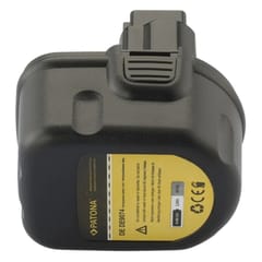 Patona Pakaitinis akumuliatorius DeWalt DE9071 DE9072 Black & Decker Würth 12V 3000mAh Ni-MH juodas 4