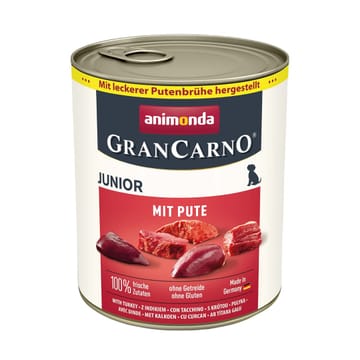ANIMONDA GranCarno Junior Turkey - drėgnas ėdalas šunims - 800g