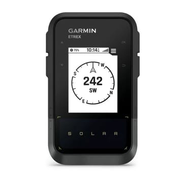 Garmin eTrex Solar navigatorius Rankinis 5,49 cm (2.16") 141 g Juoda, Pilka
