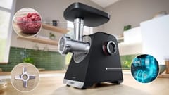 Bosch Serie 6 MFWS650B mėsmalė 500 W Juoda, Sidabras 3