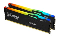 Kingston Technology FURY Beast RGB atminties modulis 32 GB 2 x 16 GB DDR5 6000 MT/s 288-pin DIMM 1