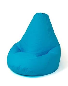 Sako krepšys Pouffe Pear blue L 105 x 80 cm