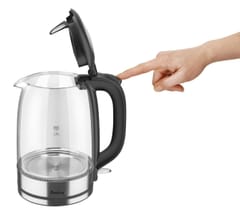 „Amica KD 2050G Inox“ elektrinis virdulys 1,7 l 2200 W Skaidrus 3