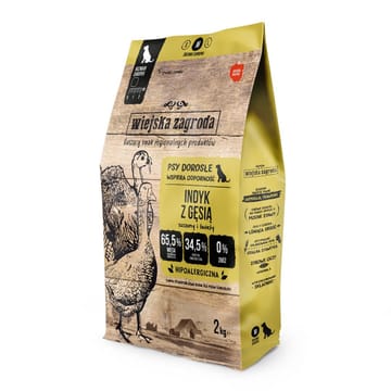 WIEJSKA ZAGRODA Turkey with goose M - sausas maistas šunims - 2kg
