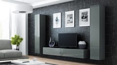 Cama VIGO 4 SZ/SZ svetainės sekcija Spinta daiktams ir garso / vaizdo technikai laikyti