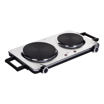 Clatronic DKP 3668 E Juoda, nerūdijantis plienas Sandari plokštė 2 zonos (-os)