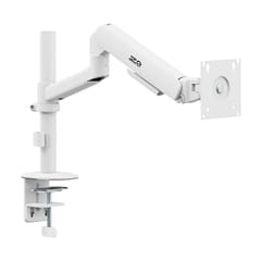 „Ergo Office“ monitoriaus laikiklis / pakaba, dujinė spyruoklė, 17–32 coliai, 1–10 kg, matinė balta spalva, maks. VESA 100x100, ER-691 W 8