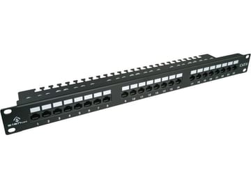 Alantec PK001 UTP cat.6 komutacinis skydelis, 24 LSA prievadai su 1U 19" lentyna