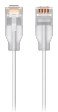 Ubiquiti UACC-Cable-Patch-EL-0.15M-W-24 tinklo kabelis Permatomas, Balta 0,15 m Cat6
