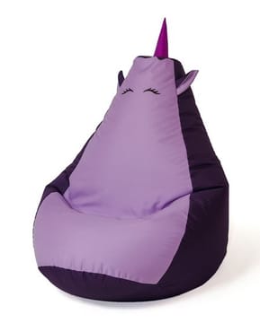 Sako krepšys pouffe Unicorn violetinė-šviesiai violetinė L 105 x 80 cm