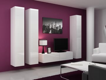 Cama VIGO 14 BI/BI svetainės sekcija Spinta daiktams ir garso / vaizdo technikai laikyti