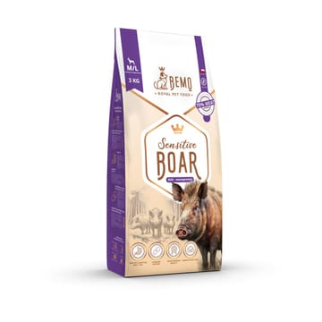 BEMO Sensitive Boar Medium/Large Mono - sausas maistas šunims - 3kg