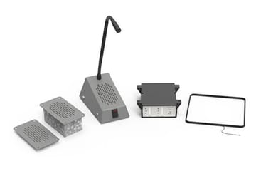 Contacta STS-K003L-G Intercom įleistinio montavimo sistema, pilka
