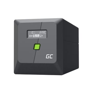 Green Cell nepertraukiamo maitinimo resursai (UPS) „Line-Interactive“ 1 kVA 600 W 4 AC išvestis(ys / čių)