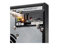 Eaton 9E nepertraukiamo maitinimo resursai (UPS) Dviguba konversija (prisijungus) 1 kVA 800 W 4 AC išvestis(ys / čių) 5