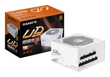 GIGABYTE UD850GM PG5 V2 ICE maitinimo blokas 850 W 20+4 pin ATX ATX Balta