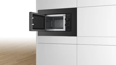 Bosch Serie 2 BFL623MB4 mikrobangų krosnelė Juoda Mikrobangų krosnelė be papildomų funkcijų Įmontuoti 20 L 800 W 4