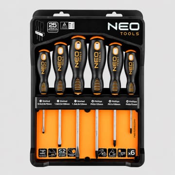 NEO TOOLS atsuktuvų rinkinys, 6 vnt.