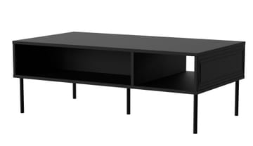 Cama PALAZZO BIS stalas / lovatiesė 110x60x40 matinės juodos spalvos