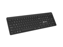 Belaidė klaviatūra Natec Tang US BT + 2.4 GHz tyli plona juoda 2