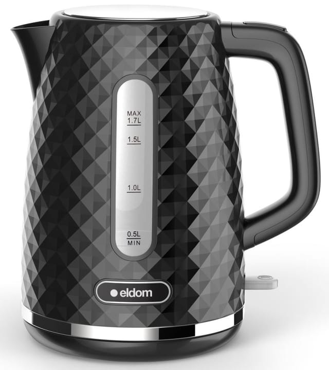 C280C ELDOM virdulys ELLI, talpa 1,7 l, galia 2200 W, juoda, strix, juoda