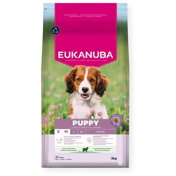 EUKANUBA Puppy Small/Medium Lamb & Rice - sausas maistas šunims - 3kg