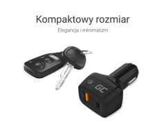 Green Cell CAD33 mobiliojo įrenginio kroviklis Juoda Vidaus 3