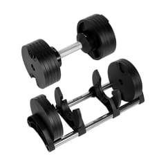 REBEL ACTIVE automatinis ketaus hantelis, 36 kg, 2 kg žingsniai 4