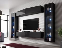 Cama VIGO SLANT 8 CZ svetainės sekcija Spinta daiktams ir garso / vaizdo technikai laikyti 1