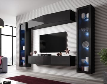 Cama VIGO SLANT 8 CZ svetainės sekcija Spinta daiktams ir garso / vaizdo technikai laikyti