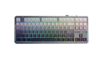 AULA Gasket F87 Gradient Grey SpaceCrystal RGB klaviatūra