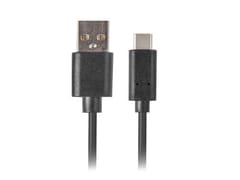 Lanberg CA-USBO-10CU-0005-BK USB kabelis USB 2.0 0,5 m USB A USB C Juoda 2