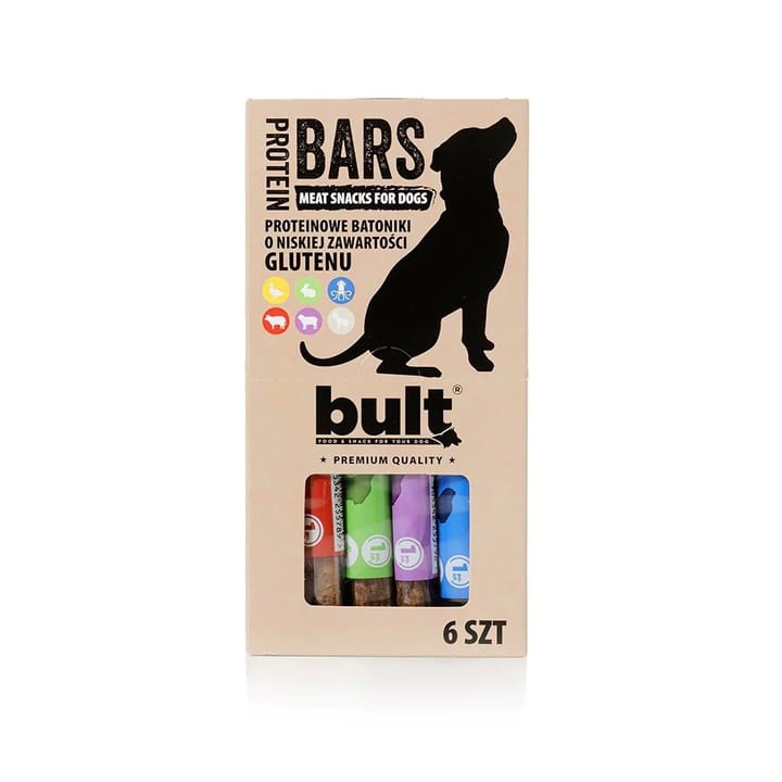 BULT Bar Box baltyminis batonėlis įvairių skonių - skanėstas šunims - 6vnt.