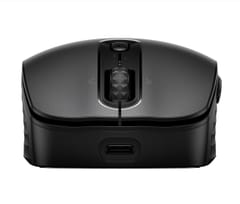 HP 690 7M1D4AA QI įkrovimo belaidė pelė su įkraunamu akumuliatoriumi, juoda 1