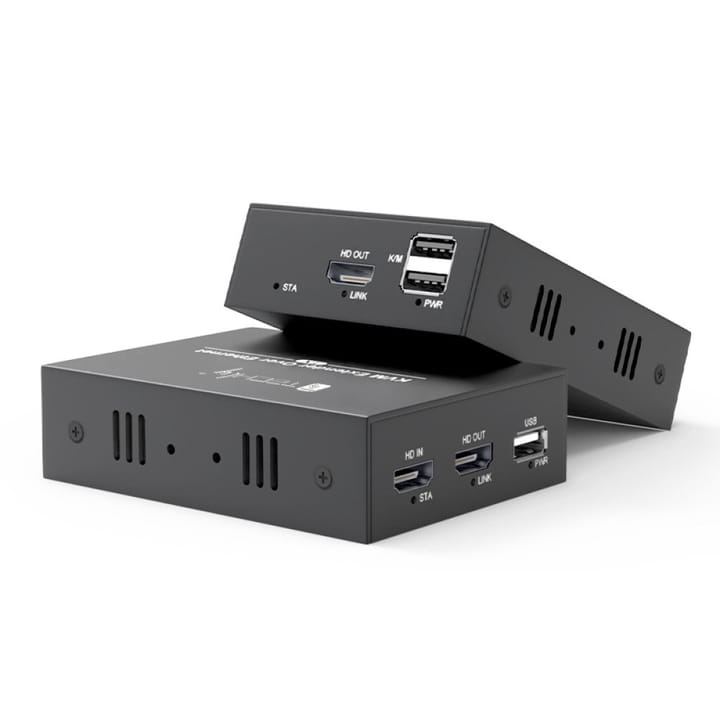 Techly IDATA HDMI-KVM4 KVM ilgintuvas Siųstuvas ir imtuvas