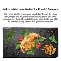 PAKA ZWIERZAKA Puppy Rabbit with wild herbs S - sausas maistas šunims - 9kg 2