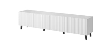 Cama RTV spinta PAFOS 200x42x52 Balta matinė