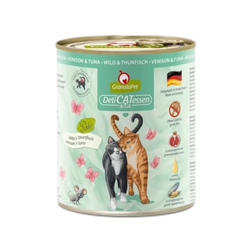 GRANATAPET DeliCATessen Venison and tuna - šlapias kačių maistas - 800g