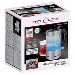ProfiCook PC-WKS 1228 G elektrinis virdulys 0,5 L 1100 W Nerūdijančiojo plieno, Permatomas 5