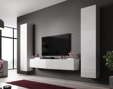 Cama VIGO SLANT 2 BI svetainės sekcija Spinta daiktams ir garso / vaizdo technikai laikyti