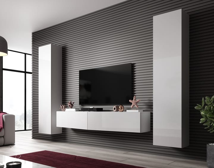 Cama VIGO SLANT 2 BI svetainės sekcija Spinta daiktams ir garso / vaizdo technikai laikyti