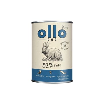 OLLO Pure Rabbit - drėgnas ėdalas šunims - 400g