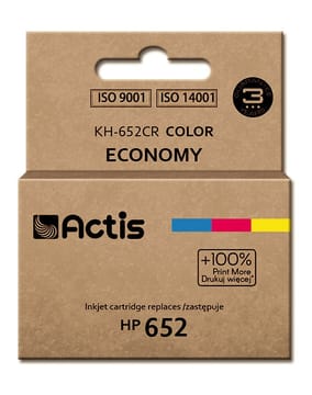 Actis KH-652CR rašalas (vietoj HP 652 F6V24AE; standartinis; 15 ml; spalvotas)